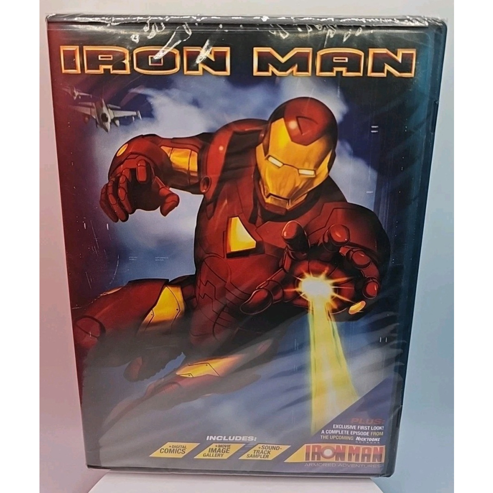 Iron Man Armored Adventures (DVD, 2008, Region 1) New Sealed Promo Marvel